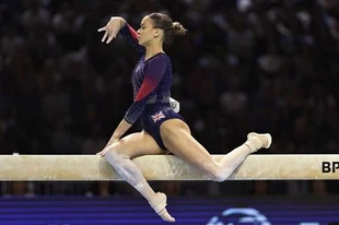 Fenton in the team final at the 2024 European Championships