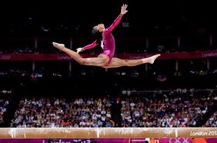 Douglas in the all-around at the 2012 Olympic Games