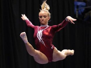 Liukin on day two at the 2012 Visa National Championships