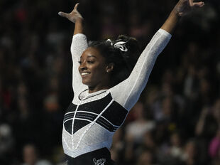 Biles at the 2023 U.S. Classic