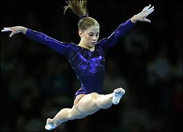 Johnson in the all-around at the 2007 World Artistic Gymnastics Championships