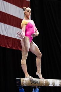 Nichols on day one of the 2016 U.S. National Championships