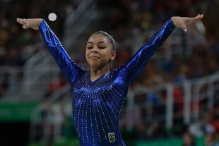 Flavia Saraiva (BRA) in the team final