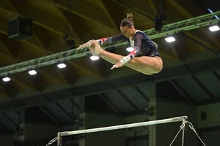 Fenton in the event finals at the 2024 European Championships