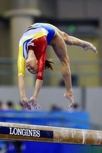 Andreea Munteanu (ROU) in the team final