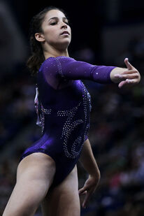 Raisman on day one of the 2010 Visa National Championships