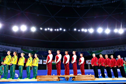 Team Medalists (from left): Australia, England, Wales