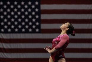 Raisman on day one of the 2011 Visa National Championships