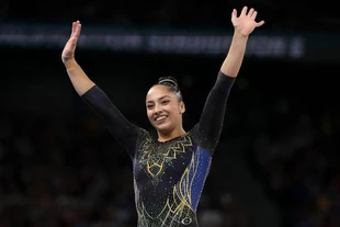 Soares in qualifications at the 2024 Olympic Games