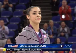 Raisman's Olympic floor exercise gold medal