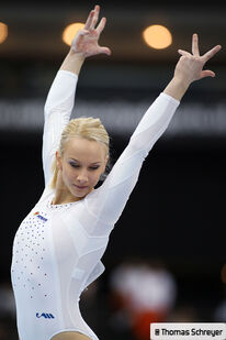 Izbaşa in qualifications at the 2010 World Artistic Gymnastics Championships