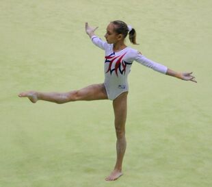 Komova on day two of the 2009 Japan Junior International
