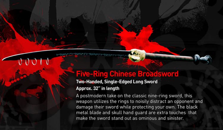 Han Dynasty Chinese Historical Sword with Lion Motiff Ring Pommel Sharp Edge