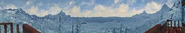 A panoramic view from the top of the lookout
