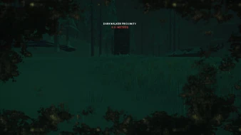 The bloody screen and distance meter