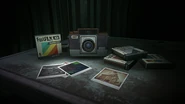 The Camera with Colour, Black & White, and Sepia-toned film stock, as well as some taken photos.