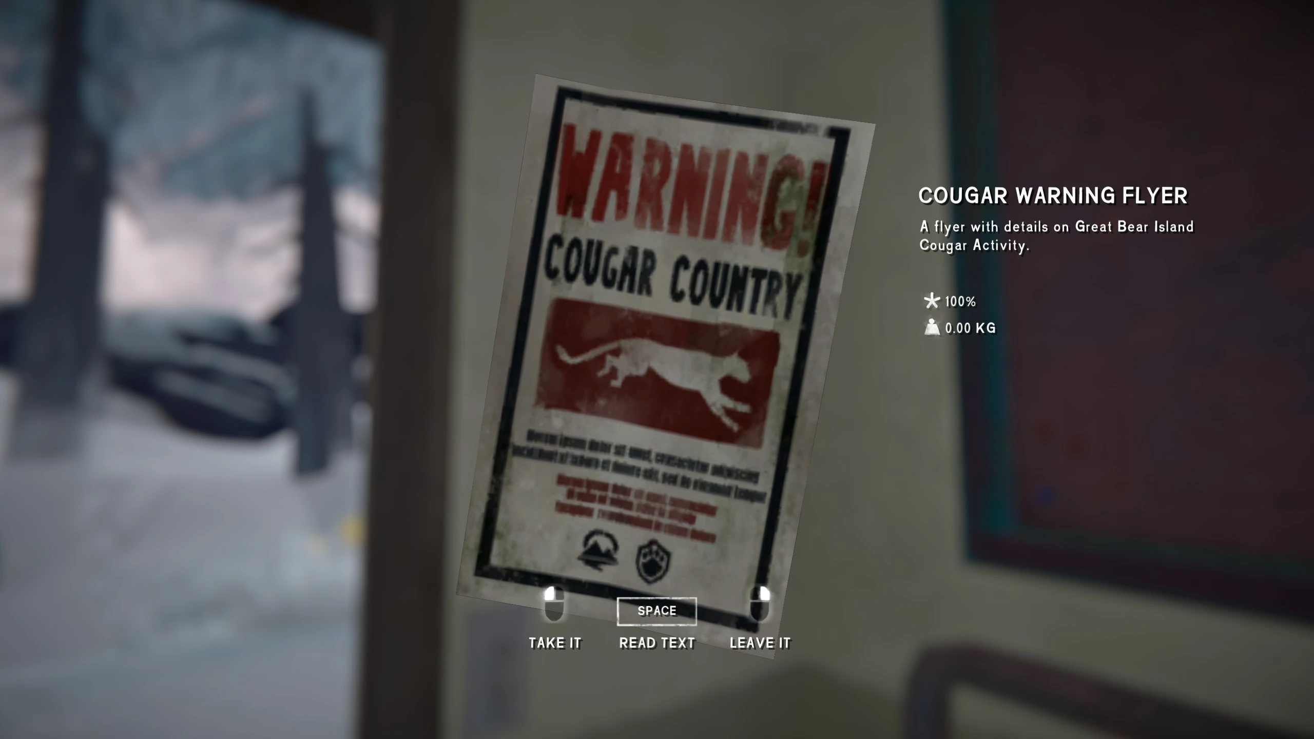 Cougar Warning Flyer (2) | The Long Dark Wiki | Fandom