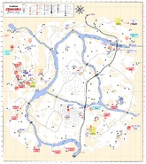 As of 1.92. The in-game map is this map but rotated 90 degrees clockwise