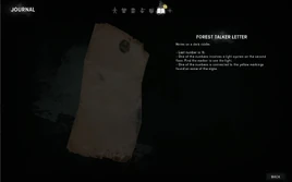 Forest Talker Letter