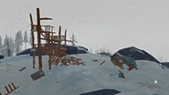 A close up of Destroyed Lookout