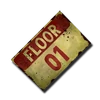 Blackrock Mine Floor sign A