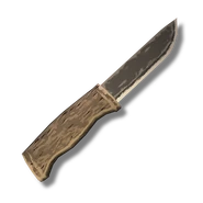 Knives can be used to damage a Wolf in a Struggle