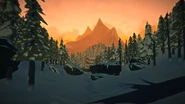 Frozen Creek at dawn.