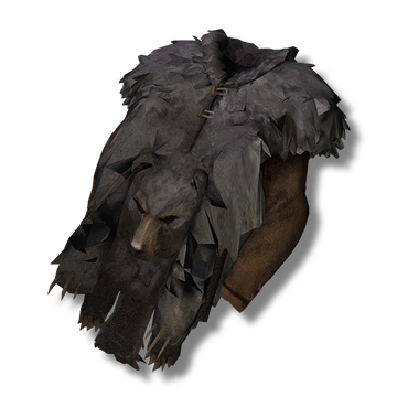 The long dark wolfskin coat best sale