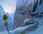 Concept art for Mountain Pass