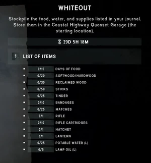 Whiteout | The Long Dark Wiki | Fandom