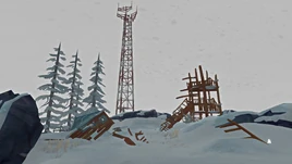 Destroyed lookout