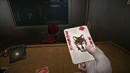 Mackenzie pulling the Joker Card