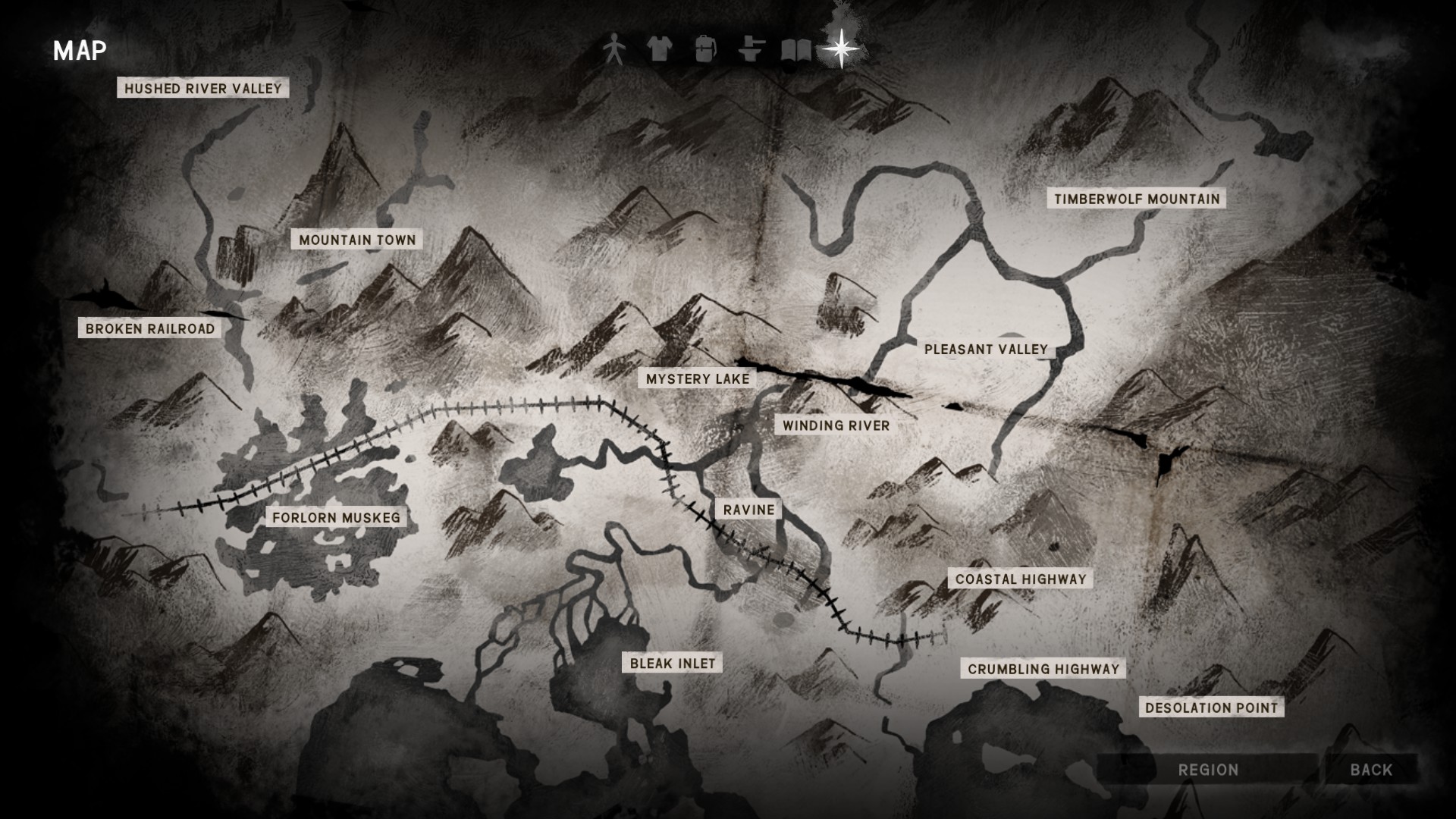Long Dark World Map Map | The Long Dark Wiki | Fandom