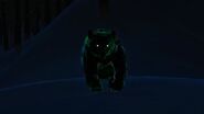 A bear during an aurora