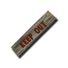 MineArea Sign Keep Out