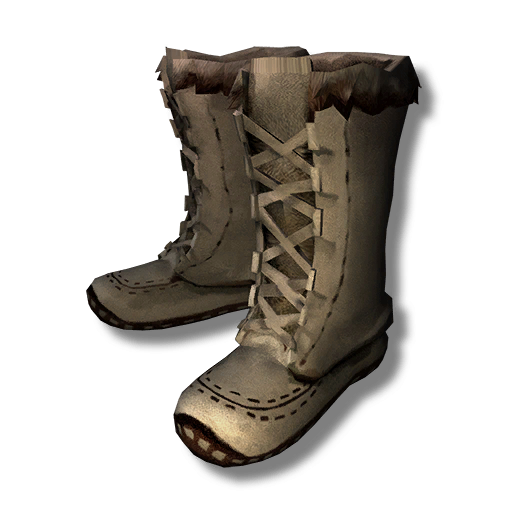 the long dark deerskin boots