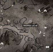 Timberwolf Mountain's prepper cache location