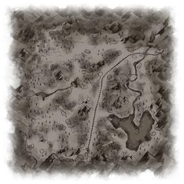 Mystery lake map