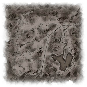 In-game charcoal map