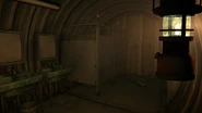 The bunker's bathroom
