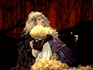 The Witch and Rapunzel hugging her near the end of the number.
