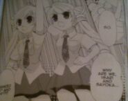 Imari and Sayoka in the manga.