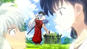 InuYasha y Kagome se reencuentran después de tres años.