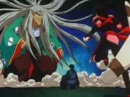 Coyote contra Sango y Miroku