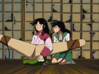 Kagome, AMIGA de Sango