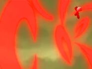 Inuyasha kann seinem Blut Yōki einflößen, um sein Hijin Kessō zu entwerfen.