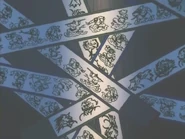 Pergaminos donde están dibujados los ogros