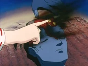 With one finger, she expelled a bothersome imp and saved a seriously injured man.