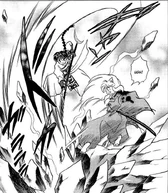 Bankotsu attacks Inuyasha-C257