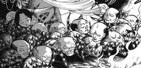 As they appear in the manga.